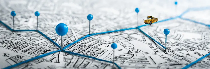 School bus tracking system main banner