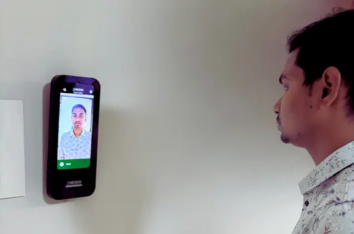 A face-recognition-based visitor management system feature in AI EntryPoint Visitor Management System