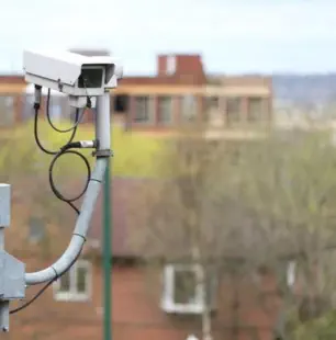 CCTV Camera as part of hardware integration in Visitor Management System
